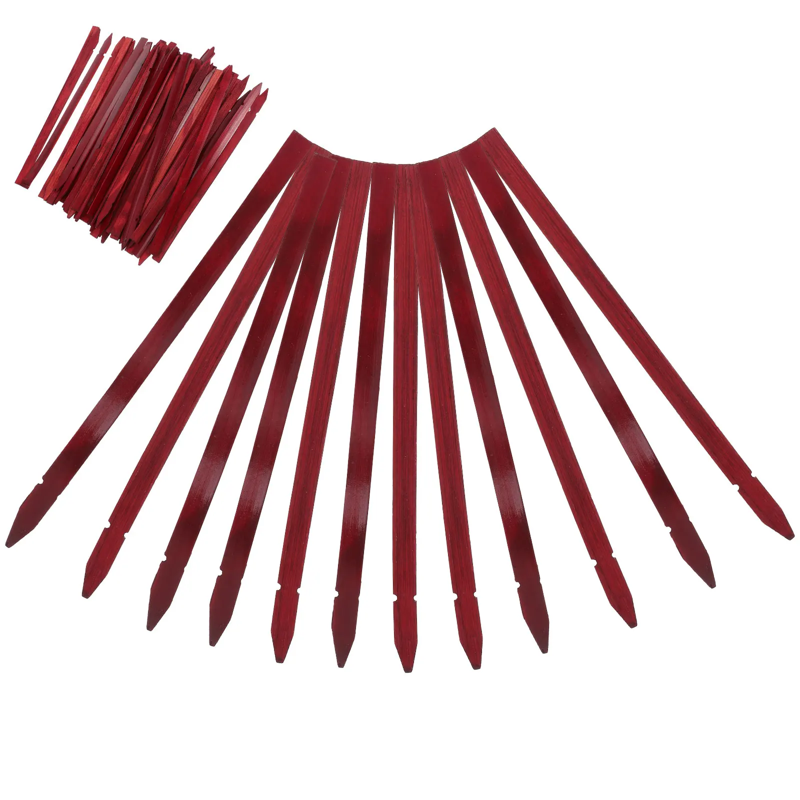 

100 Pcs Divination Bamboo Stick Vintage Fortune Sticks Prop Telling Blank Chinese English Booklet
