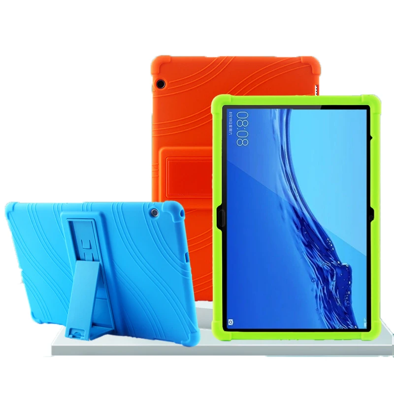 

Силиконовый чехол для планшета Funda для Huawei MediaPad T3 8,0 KOB-L09 KOB-W09/Honor Play Pad 2, 8,0 дюйма, противоударный складной держатель на задней панели, кожа