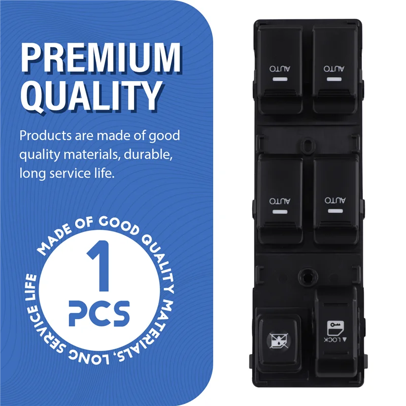 AA84 Кнопка стеклоподъемника передняя левая для KIA Sorento 2009-2014 Новый главный переключатель управления 93573-2P300 935732P300