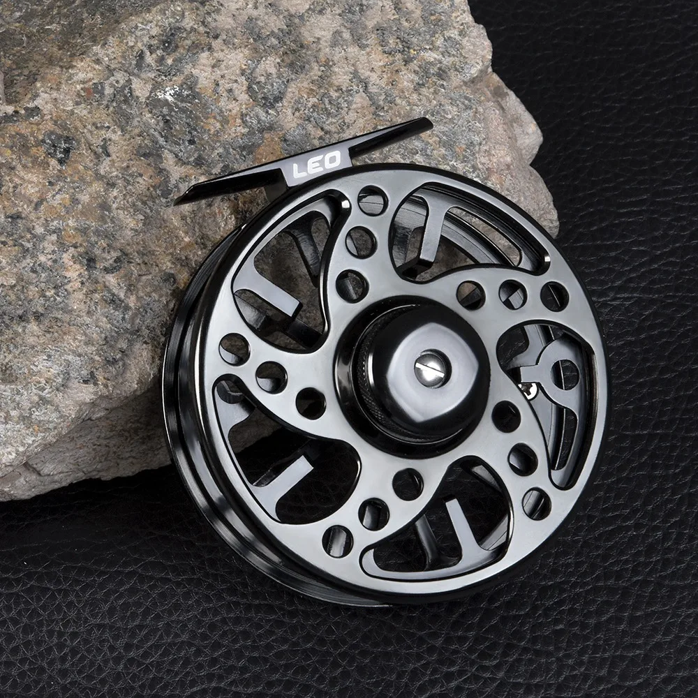 Portable Aluminum Alloy Fly Fishing Reel 2+1 Ball Bearing Left Right Interchangeable Carp Fishing Reel Fishing Reel Lake Fishing