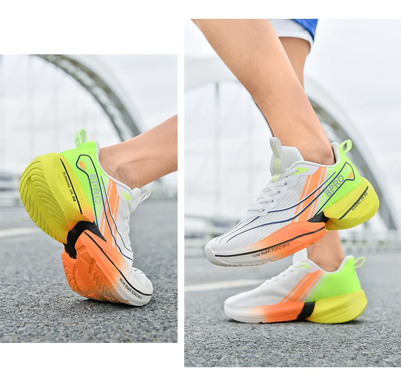 Herren-Laufschuhe mit Carbonplatte, Marathon-Spezialität, atmungsaktiv, leicht, bequeme Damen-Sportschuhe, Prime – Detail 18