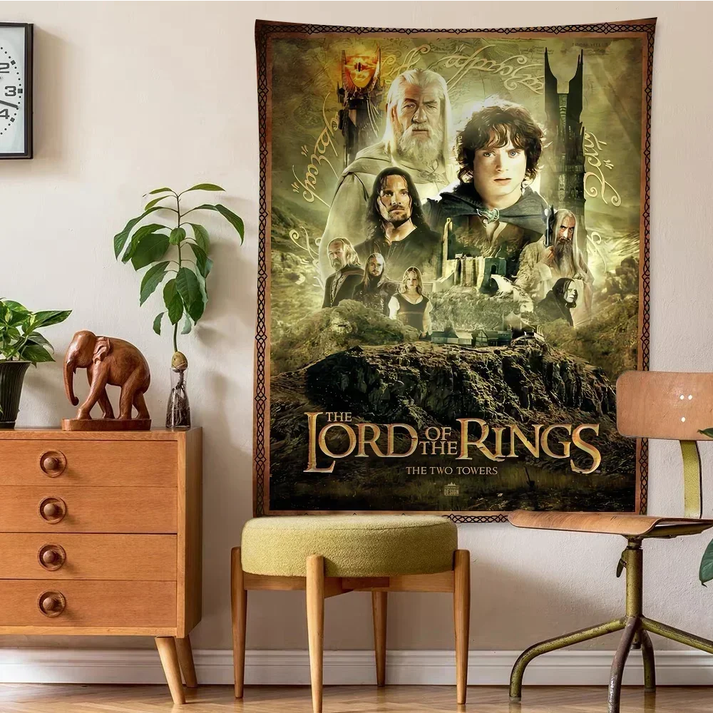 The Lords of The Rings Chart Tapestry Bohemian Wall Tapestries Mandala Wall Art Decor