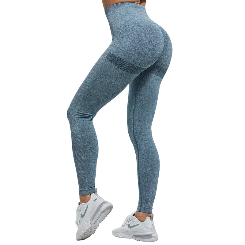 Women Seamless Yoga Pants High Waist Butt Lifting Workout Tights Gym Push Up Fitness Legging Casual Activewear