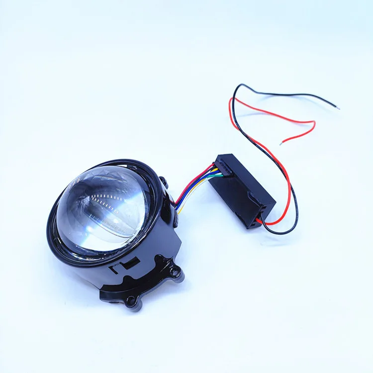 New car dynamic devil eye big car light LED lens modified eagle eye light 3 inch 12V No. 9 car modified