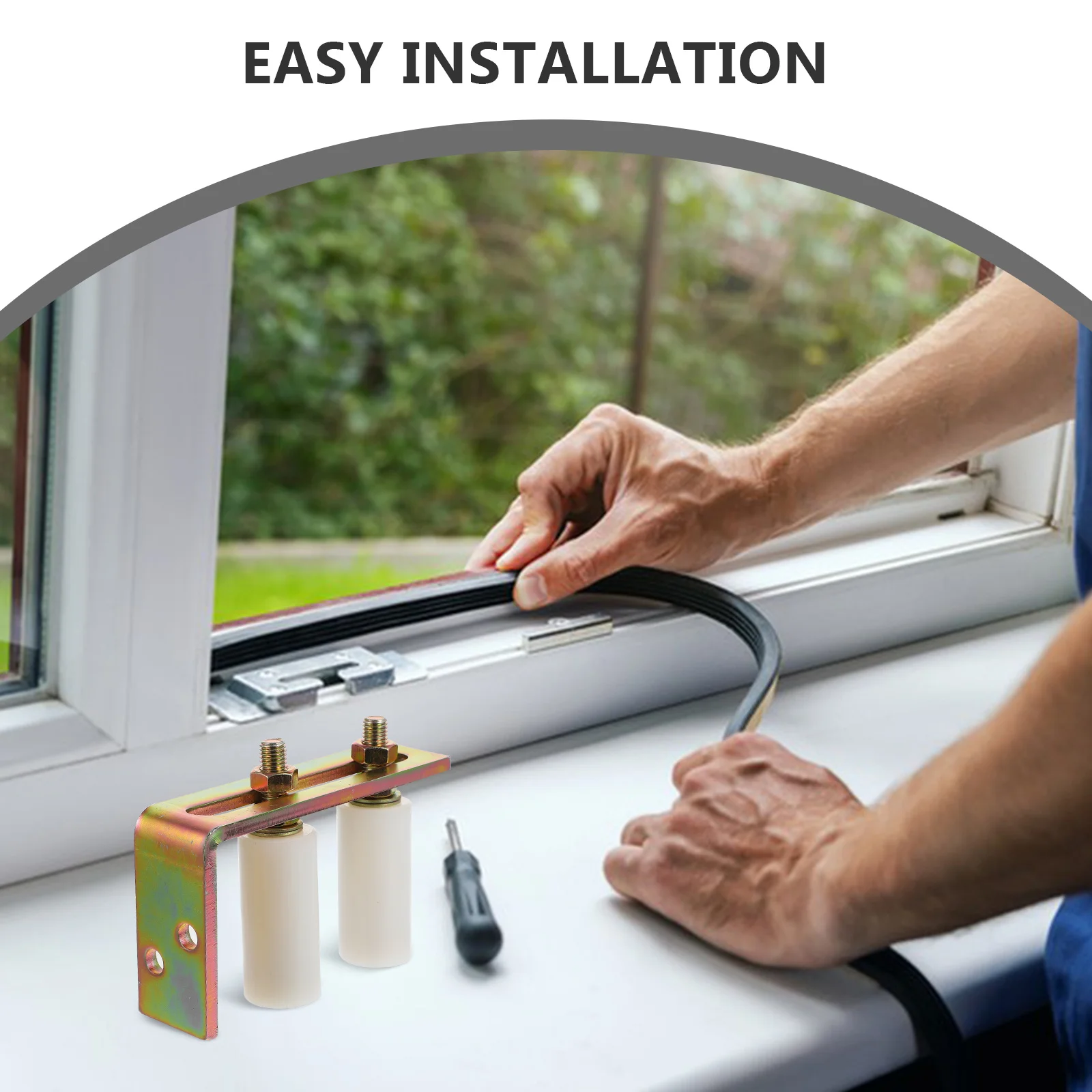 بكرات منزلقة شديدة التحمل من النايلون، مجموعة دليل أسطوانة عالمية قابلة للتعديل من أجل انزلاق عملية سلسة وهادئة #4