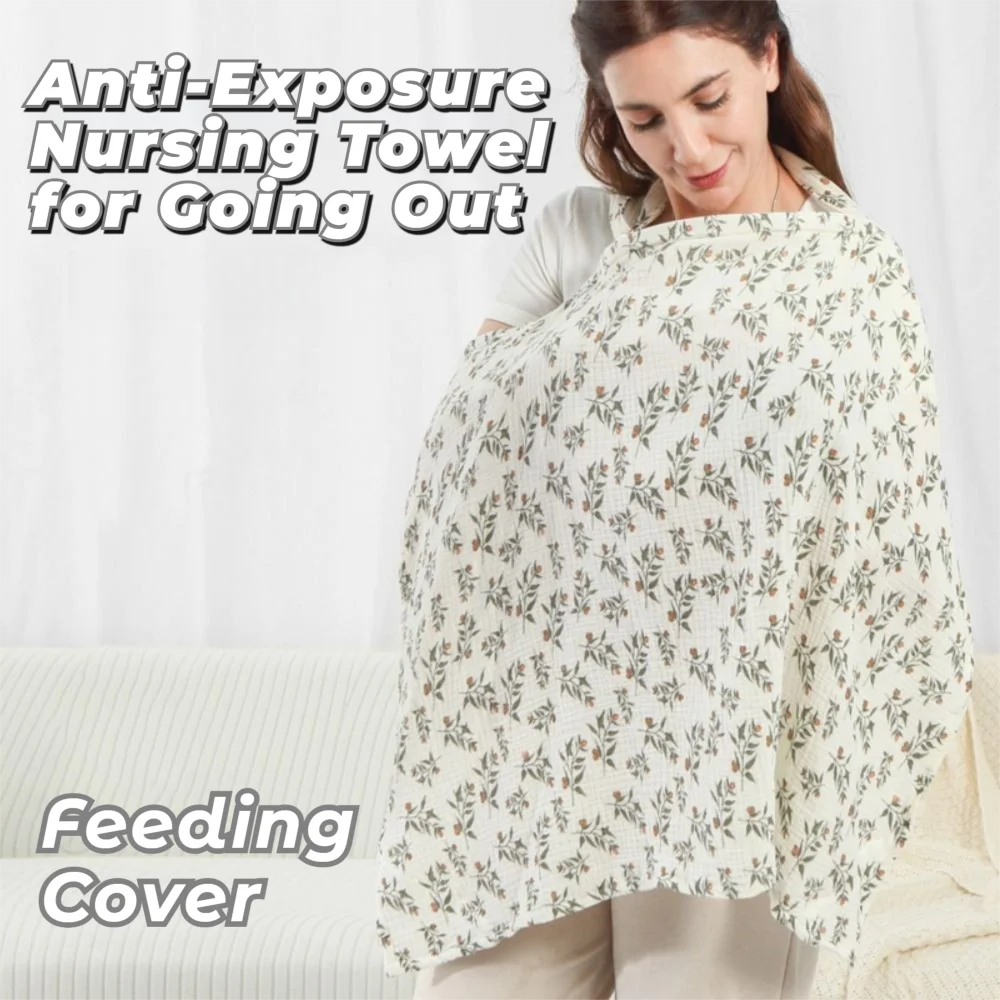 

2 in 1 Maternal Nursing Covers Comfortable Soft Breastfeeding Blanket Breathable Stroller Blanket Feeding Clothes Outdoor
