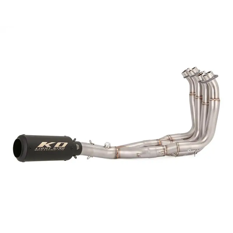 

For Yamaha YZF R6 2006-2016 Slip On Motorcycle Exhaust System Front Link Pipe 51mm Muffler Silencer Stainless Steel Escape