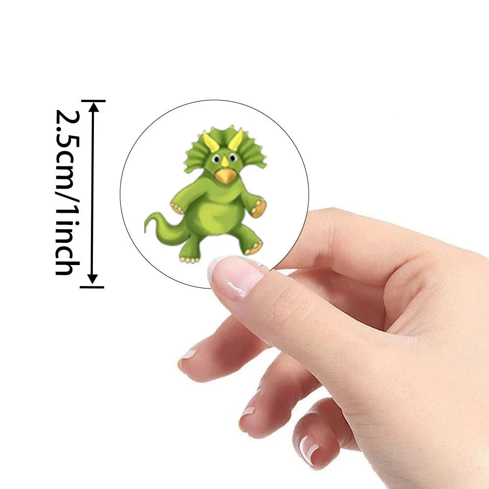 NEW 100-500PCS Cartoon Stickers Photocard Decor Animal Packaging Stickers for Children Pack Rolling Stickers Roll Kids TZ304
