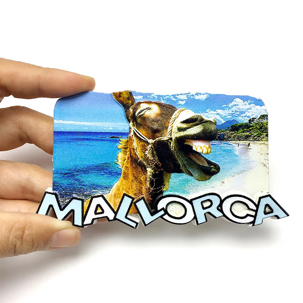 

Mallorca 3D Resin Cute Fridge Magnets for Refrigerator - Strong Decorative Magnets for Home & Room Decor