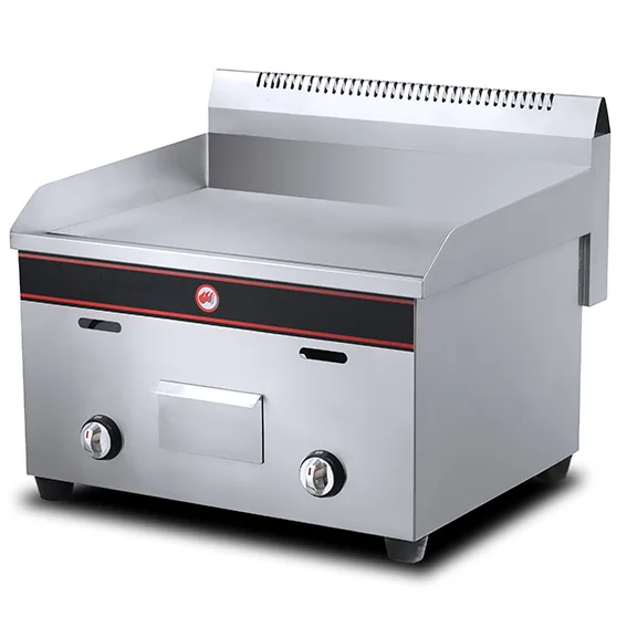 

Counter Top Stainless Steel Counter Top CE Smokeless Teppanyaki Gas Griddle All Flat