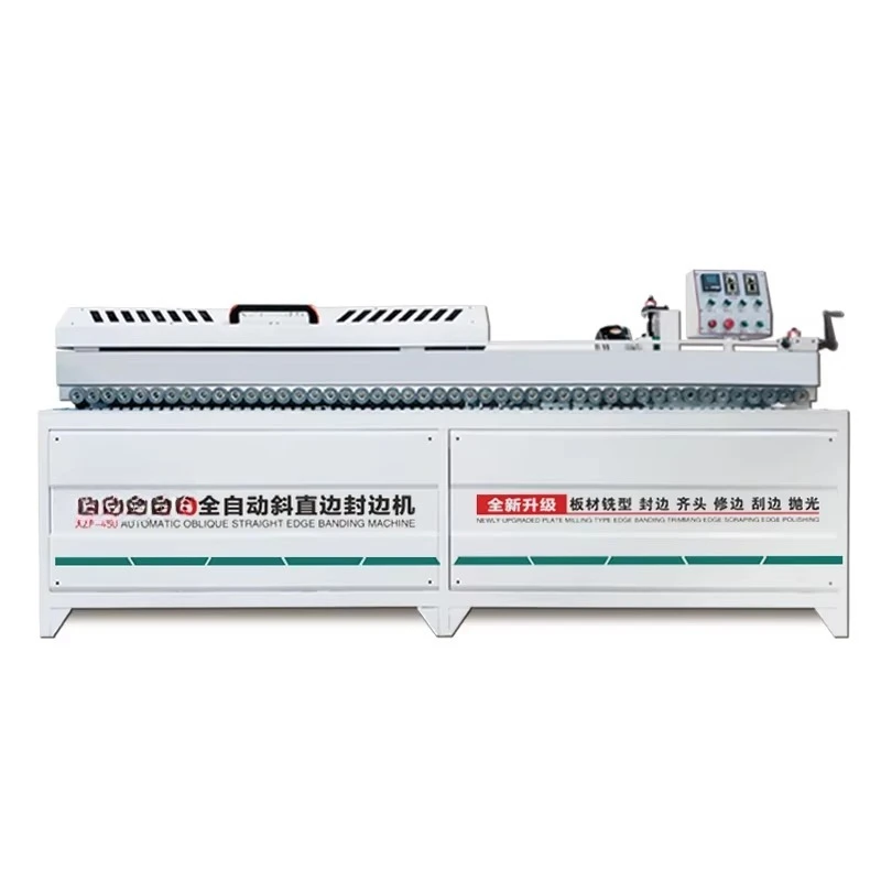 45 degree pre-milling and cutting automatic edge banding machine for woodworking furniture