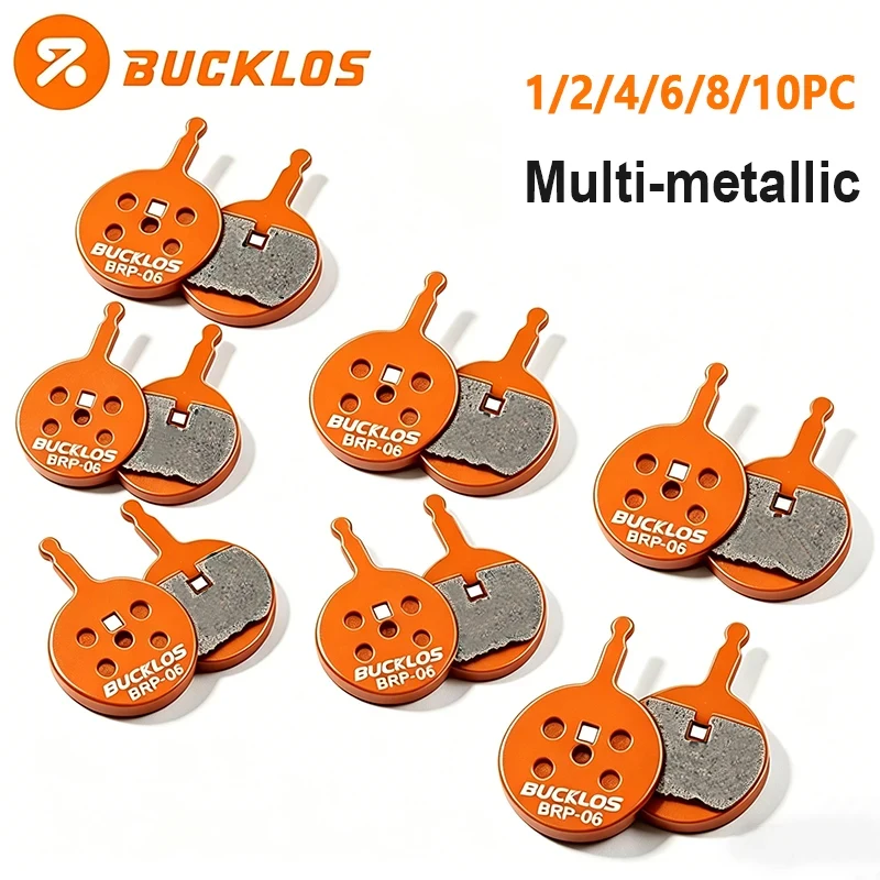 

BUCKLOS Bicycle Brake Pads for Avid BB5 Multi-metallic MTB Hydraulic Brake Pads Wear-proof Original Bike Disk Brake Pad Set
