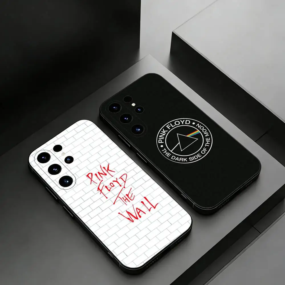 

P-Pink Band F-Floyd Phone case for Samsung Galaxy S24,25,26,23 22,21,S20 Plus Ultra FE soft fundas cases