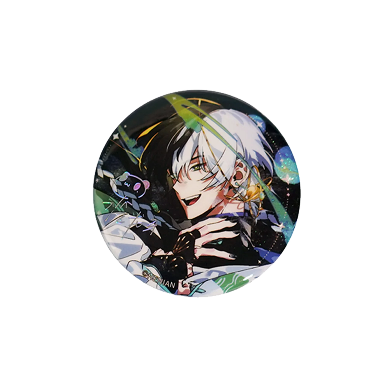 58 مللي متر أنيمي Vsinger لوه Tianyi ياماها Yuezheng Longya تأثيري حلي شارة دبوس SPTE صفيح بروش ﻿   دعامة عيد الميلاد جيلف