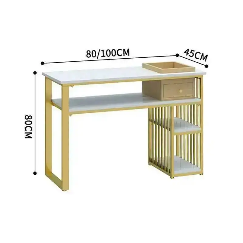 Chair Modern Table Marble Minimalist Manicure and Set Salon Furniture Nordic Nail Table Professional Manicure desk with Drawer Z