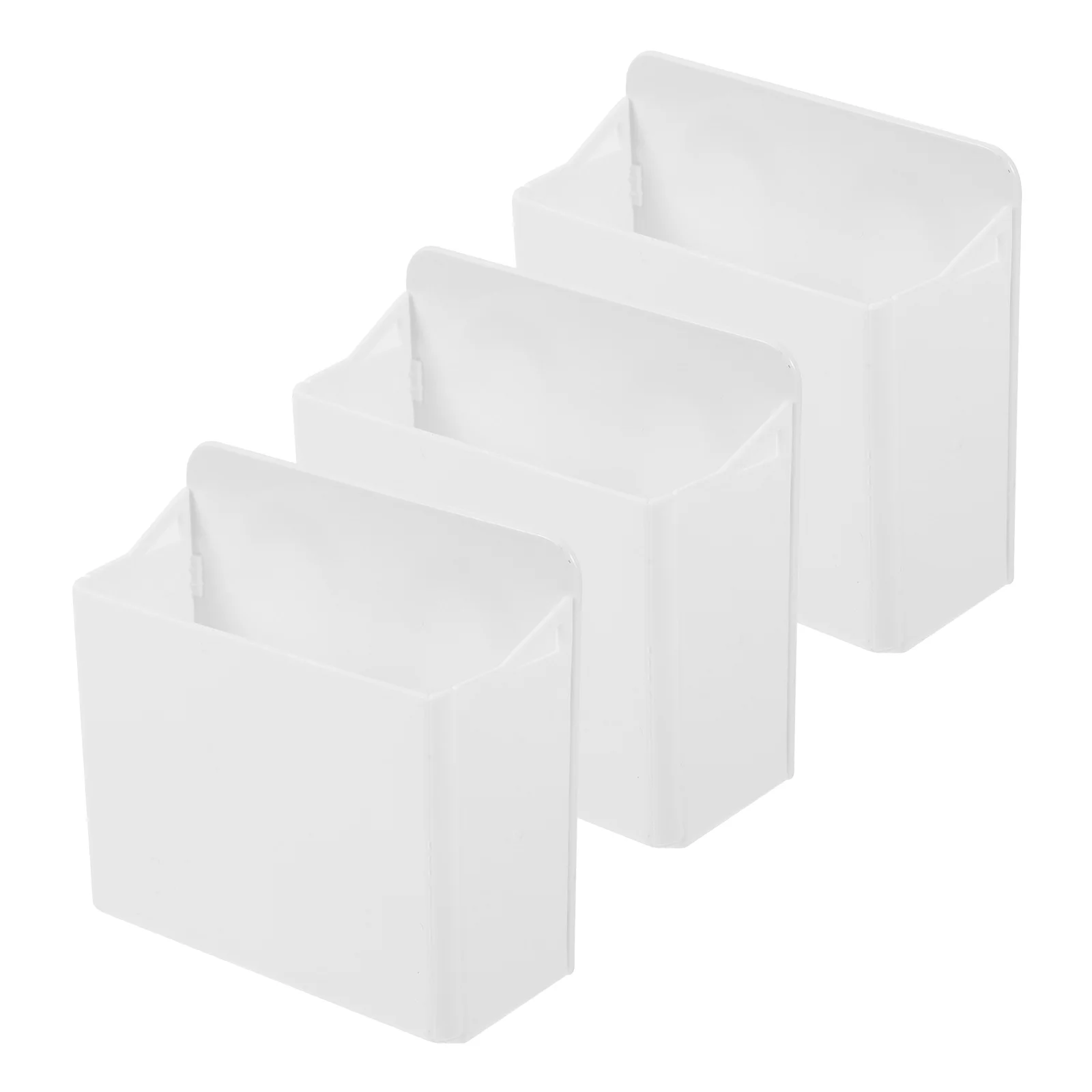 

3pcs Suction Cup Whiteboard Marker Holder Pen Storage Box Organizer For Glass Tiles And Smooth Surfaces Detachable Design