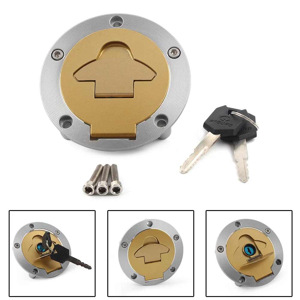 Motorcycle Fuel Gas Cap Tank Cover Lock w/ 2 Keys For Ducati 750 748 996 900 998 999 1098 1198 ST2 ST3 Monster 695 620