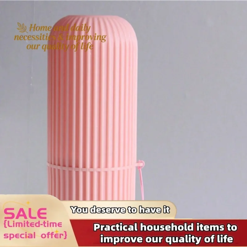 1/4Pcs Travel Camping Storage Box Organizer Travel Toiletries Storage Cup New Creat table Toothbrush Protect Holder Cup Case