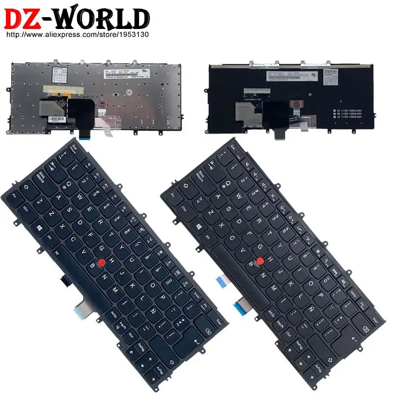 LAS Latin SP Spanish Backlit Keyboard for Lenovo Thinkpad X270 A275 X260 X250 X240 X230S Laptop 01EN589 04X0180 04Y0910 01AV510