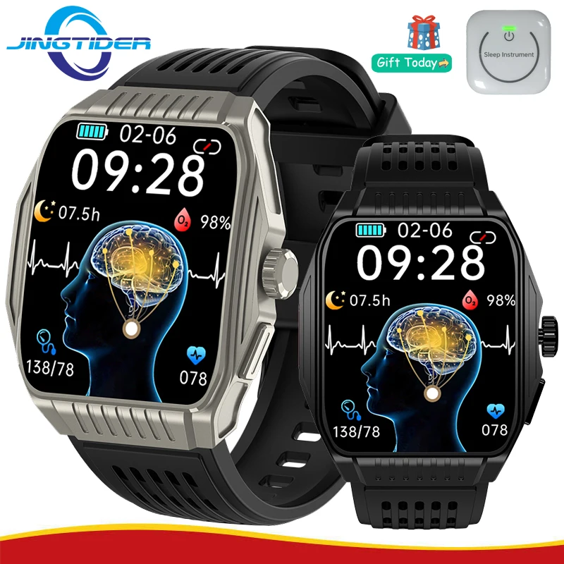 

JT03 Bluetooth Call Смарт-часы CES Sleep Aid Мужчины Женщины Бессонница CES Физиотерапия Фитнес Трекер здоровья Смарт-часы
