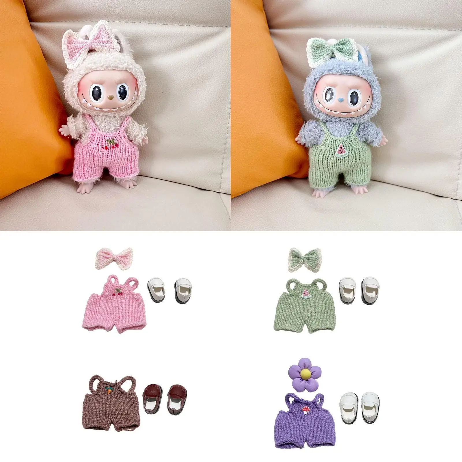 6.69in roupas de boneca acessórios de boneca bonito roupas de boneca terno roupas de boneca para festa