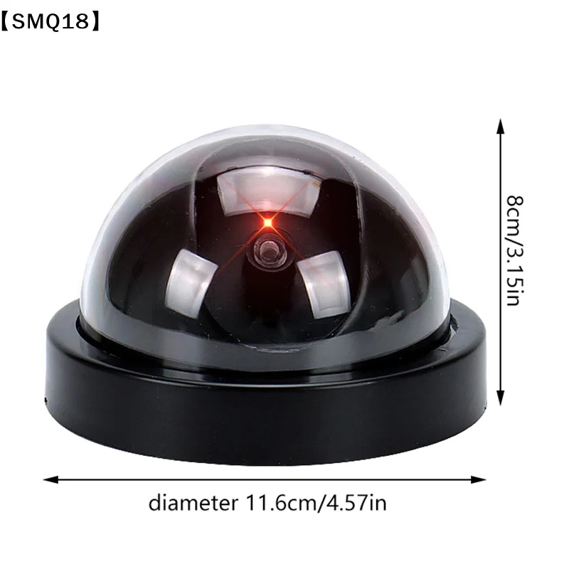 Dome Camera Dummy Waterproof Security CCTV Surveillance Camera With Flashing Red Led Light Outdoor Indoor Simulation Camer【SMQ】