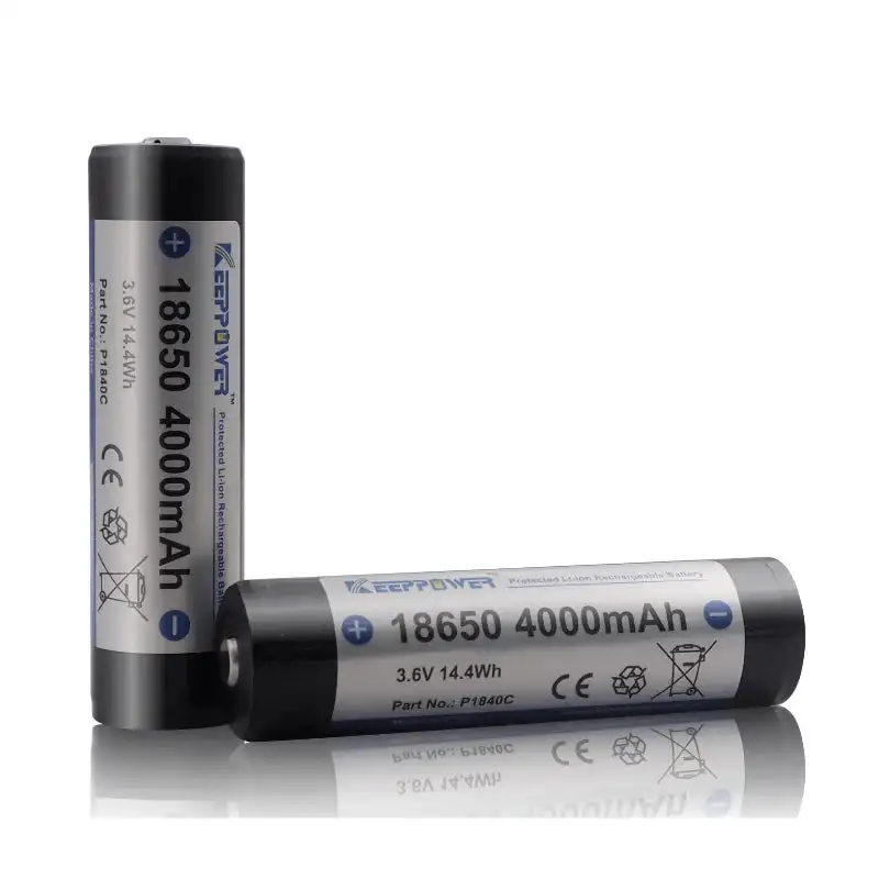 Keeppower P1840C 4000mAh 18650 Protected li-ion Rechargeable Battery