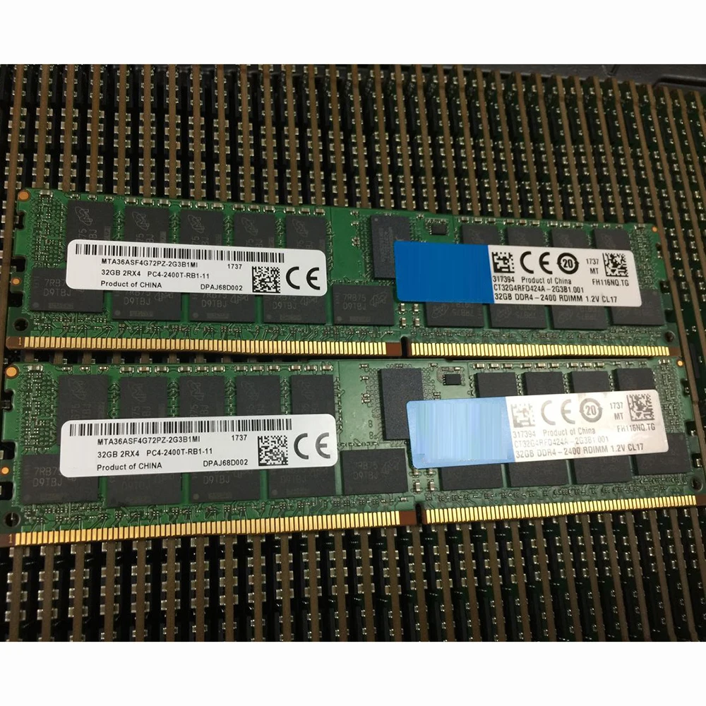 32G DDR4 PC4-2400T RECC Server Memory For HUAWEI RH2288 V3 RH2288H V3 32GB PC RAM