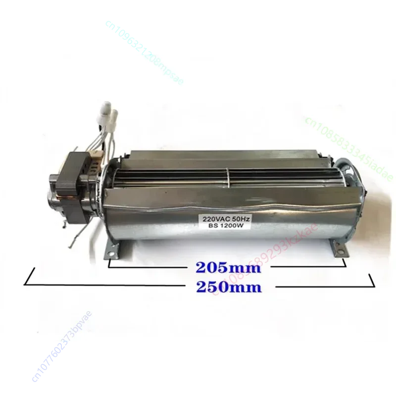 For 1200W/1800W Blower Heater Fan Heater 220V Cross Flow Fan with PTC Heating Element