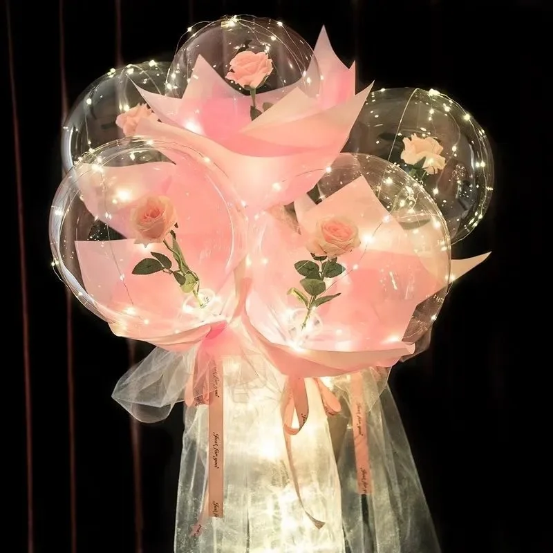 Globo transparente de burbujas para decoración de fiesta de cumpleaños, 50 piezas, 8/11/1820/24/36 pulgadas, para boda