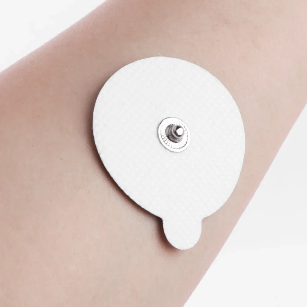 40/50/100 Uds almohadilla saludable electrodos almohadillas de masaje para dispositivo de acupuntura Digital Tens masajeador corporal máquina de masaje EMS