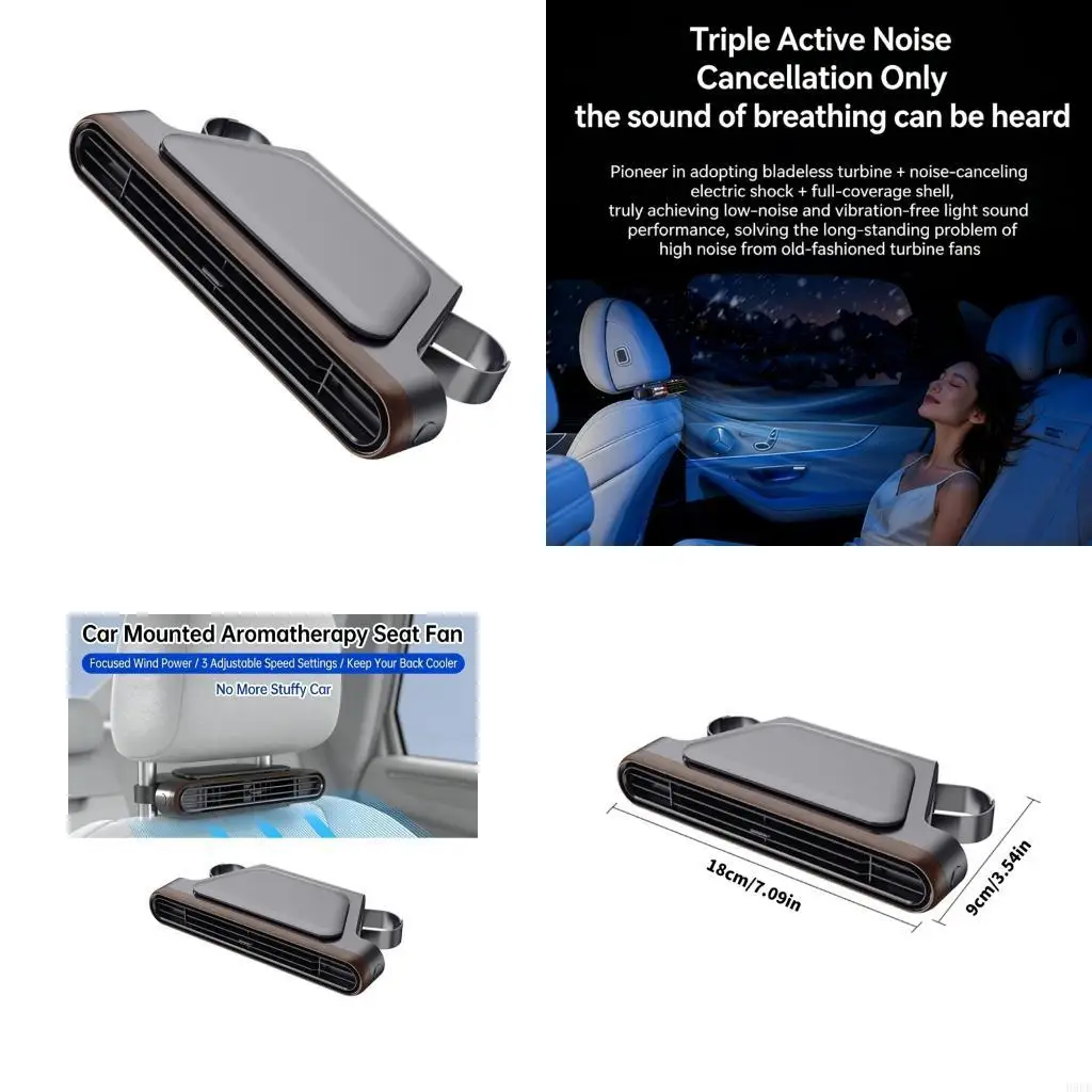 

Strong Car Fan With USB Power And 3 Speed preferences For Pleasant Driving H9EE