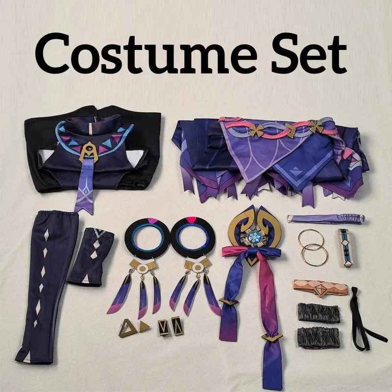 

25COSCitlali Косплей Костюм Genshin Impact Citlali Dress Suit Экипировка Citlali Униформа с головным убором Полный комплект Ролевой костюм