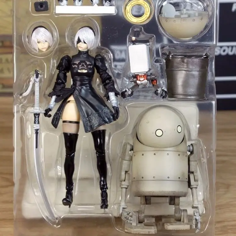 En Stock Nier: figuras de juego Automata automata nier 2b figura de acción colección de PVC modelo decoración de escritorio juguetes para niñas bonitas regalo