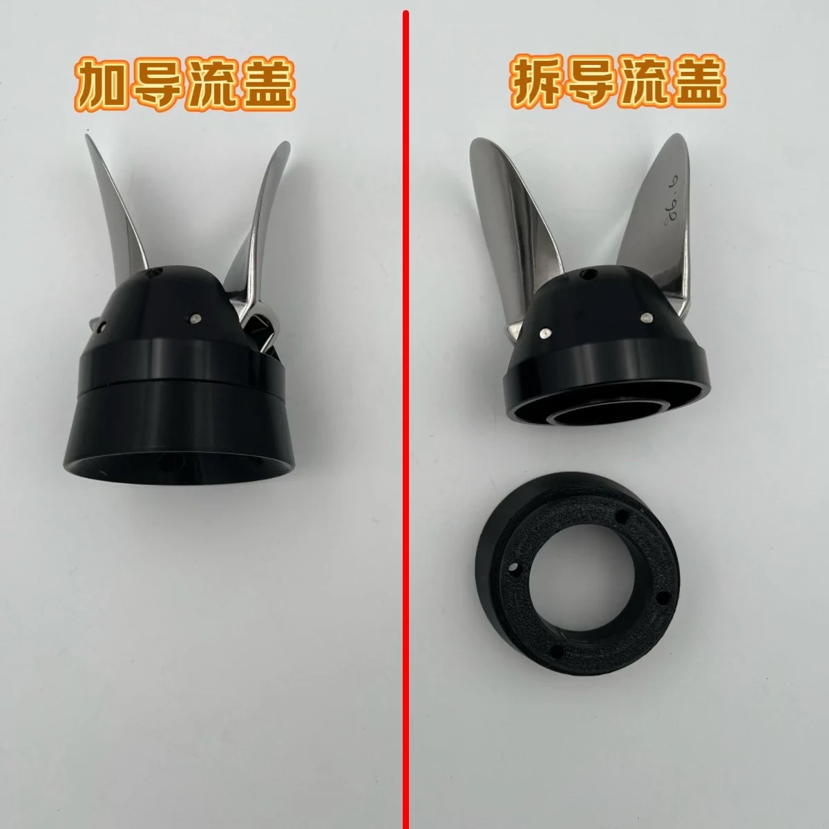

6384/6374 Motor Folding Propeller, Stainless Steel Foldable Blade for Underwater Thruster
