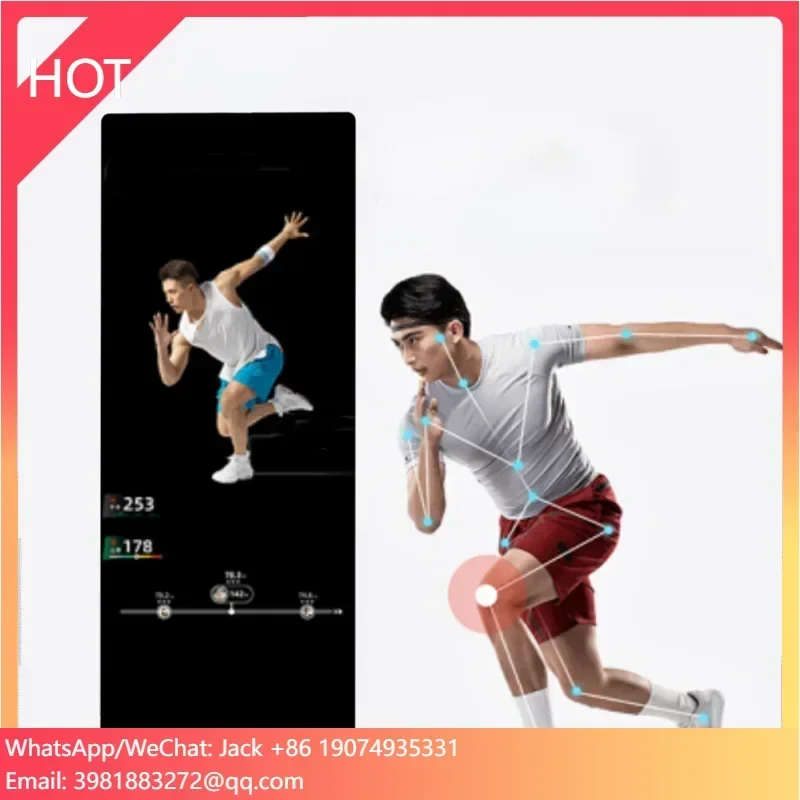 Gym Mirror For Living Room With Exercise Video Trainer Display Exercise Mirror Fitness
