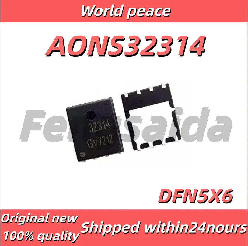 (1-10 pieces) 100% brand new AONS32314 SMD DFN5X6-8 Marking 32314 Single N-Channel 30V 32A MOSFET