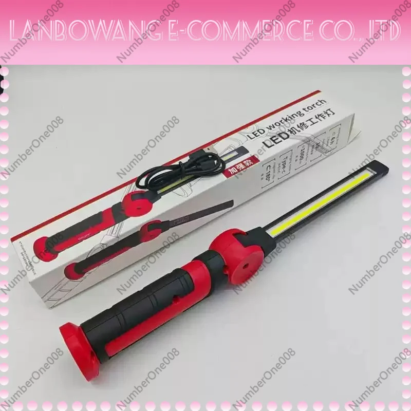 Rechargeable LED Work Light Magnetic, Multi-Function Inspection Lamp with Long Battery Life, Powerful Portable Auto Repair Lamp