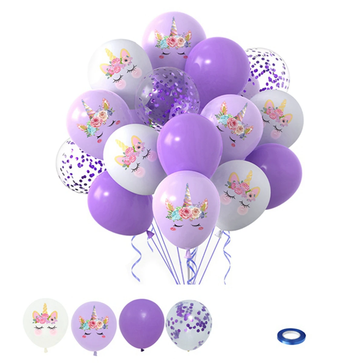 Balony jednorożec zaopatrzenie firm balon lateksowy dla dzieci kreskówka zwierzę koń pływający globus Baby Shower jednorożec dekoracje na imprezę urodzinową — zdjęcie 6