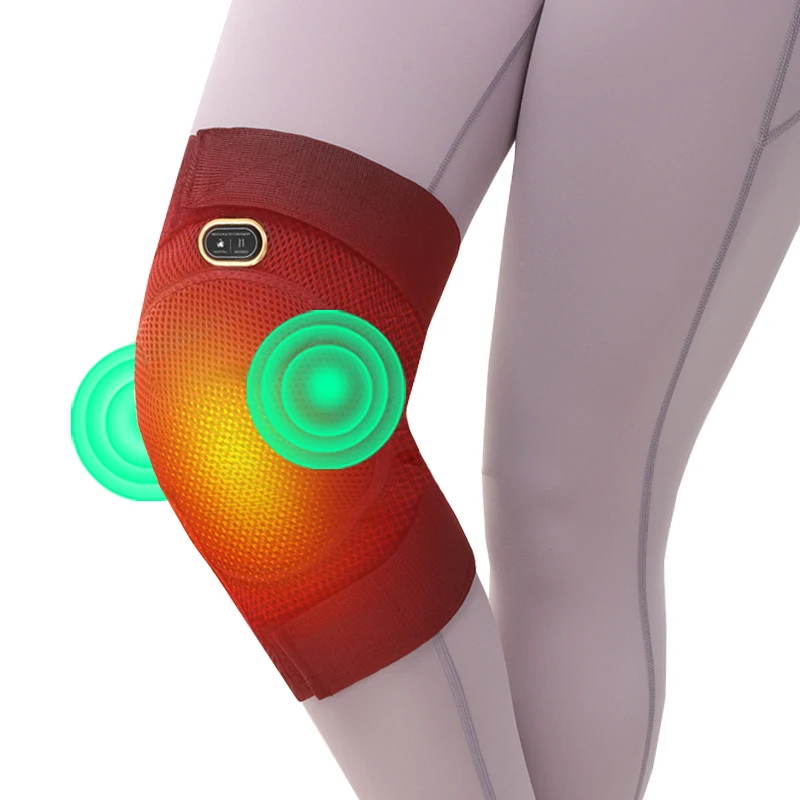 

The air-layer heated knee massager relieves stiffness in the leg joints, promotes blood circulation and keeps the legs warm