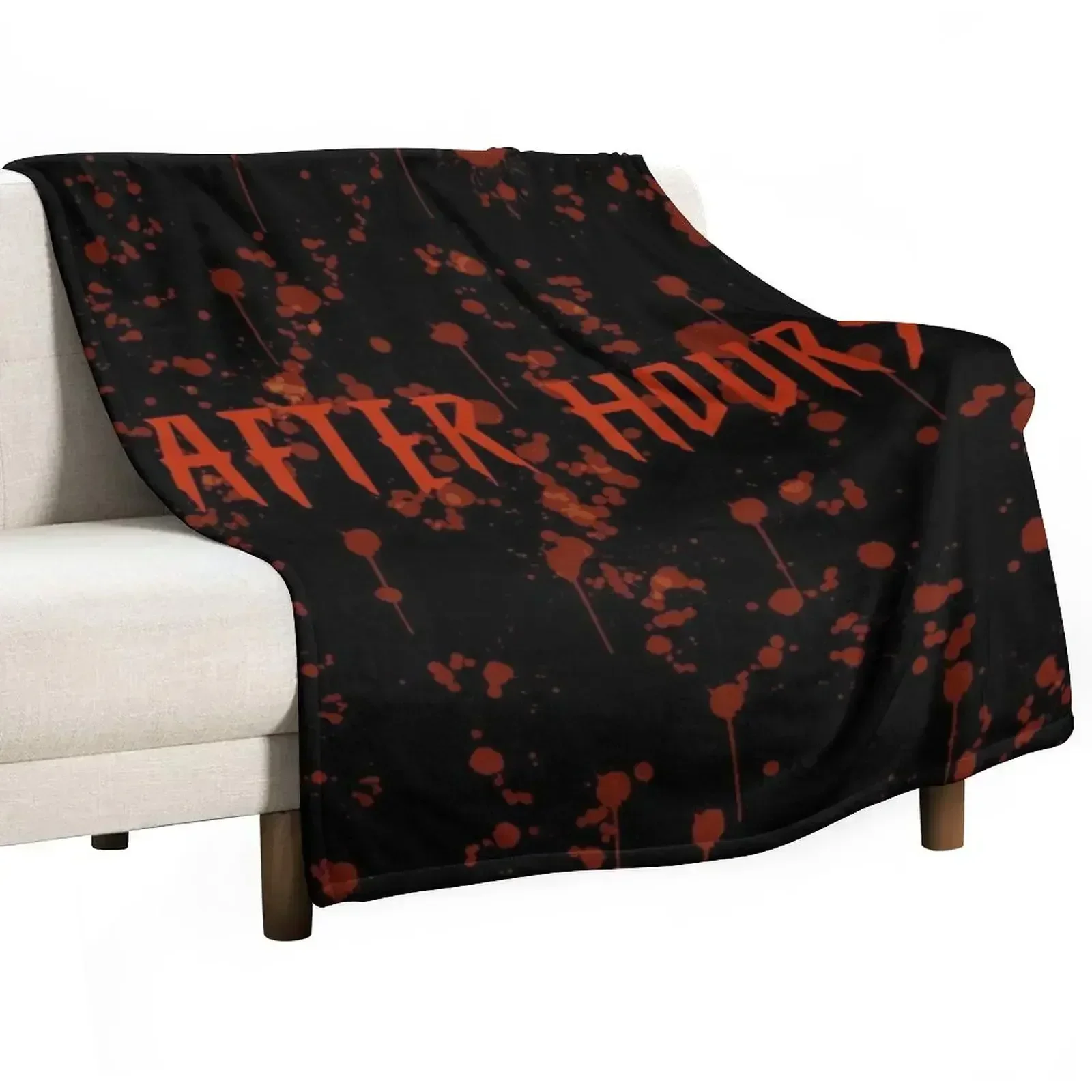 New After hours print Throw Blanket Soft Plush Plaid Travel Sofa Soft Plaid Softest christmas decoration Blankets