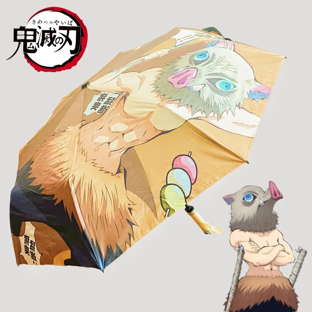 

Demon Slayer Katana Sword Umbrella Rain Long UV Blocking Umbrella Kimetsu No Yaiba Tanjirou Водонепроницаемые зонтики с мечом Игрушка в подарок