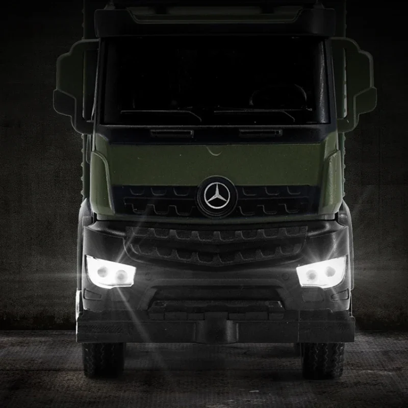 مرسيدس بنز للطرق الوعرة محاكاة RV دييكاست نموذج سيارة من سبيكة معدنية ، صوت وإضاءة ، سحب للخلف ، هدايا لعبة للأطفال ، F580 ،