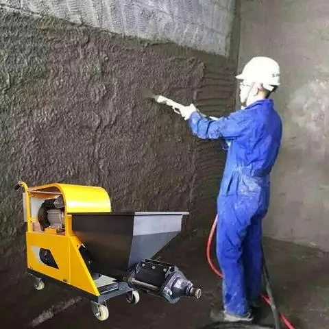 2026-Fully Automatic Mortar Spraying Machine 311Model Spraying Machine Cement Hopper High Efficiency