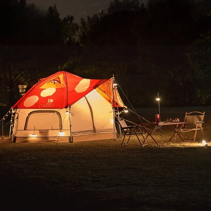 

Портативные парковые палатки с грибами, детские забавные непромокаемые солнцезащитные палатки, многофункциональные товары для путешествий на открытом воздухе и кемпинга большой площади