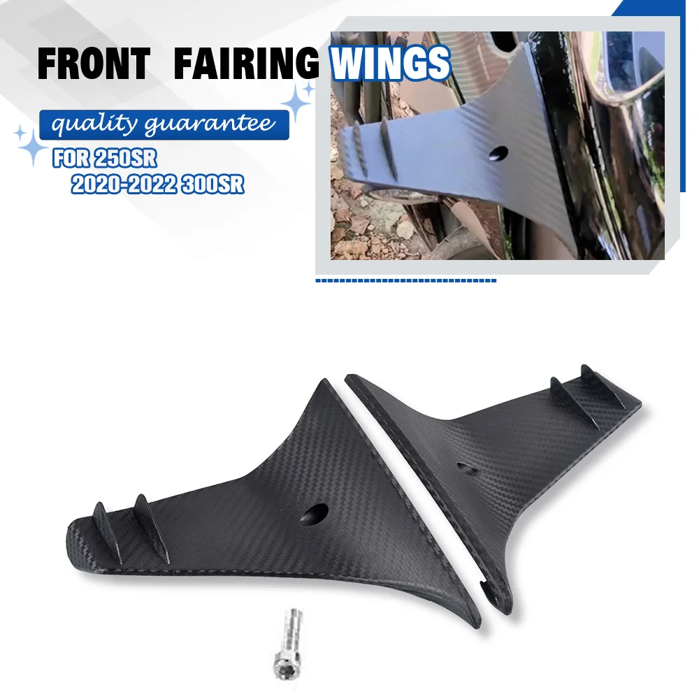 

FOR CFMOTOR 300SR Motorcycle Accessories Front Fairing Aerodynamic Winglets Dynamic Wing 250SR 2020 2021 2022 22023 2024 300 SR