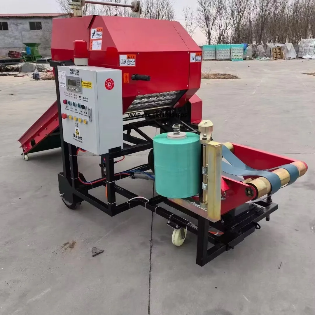 Agricultural Baler Machine Tractor Mounted Silage Baling Press for Corn Grass Sorghum