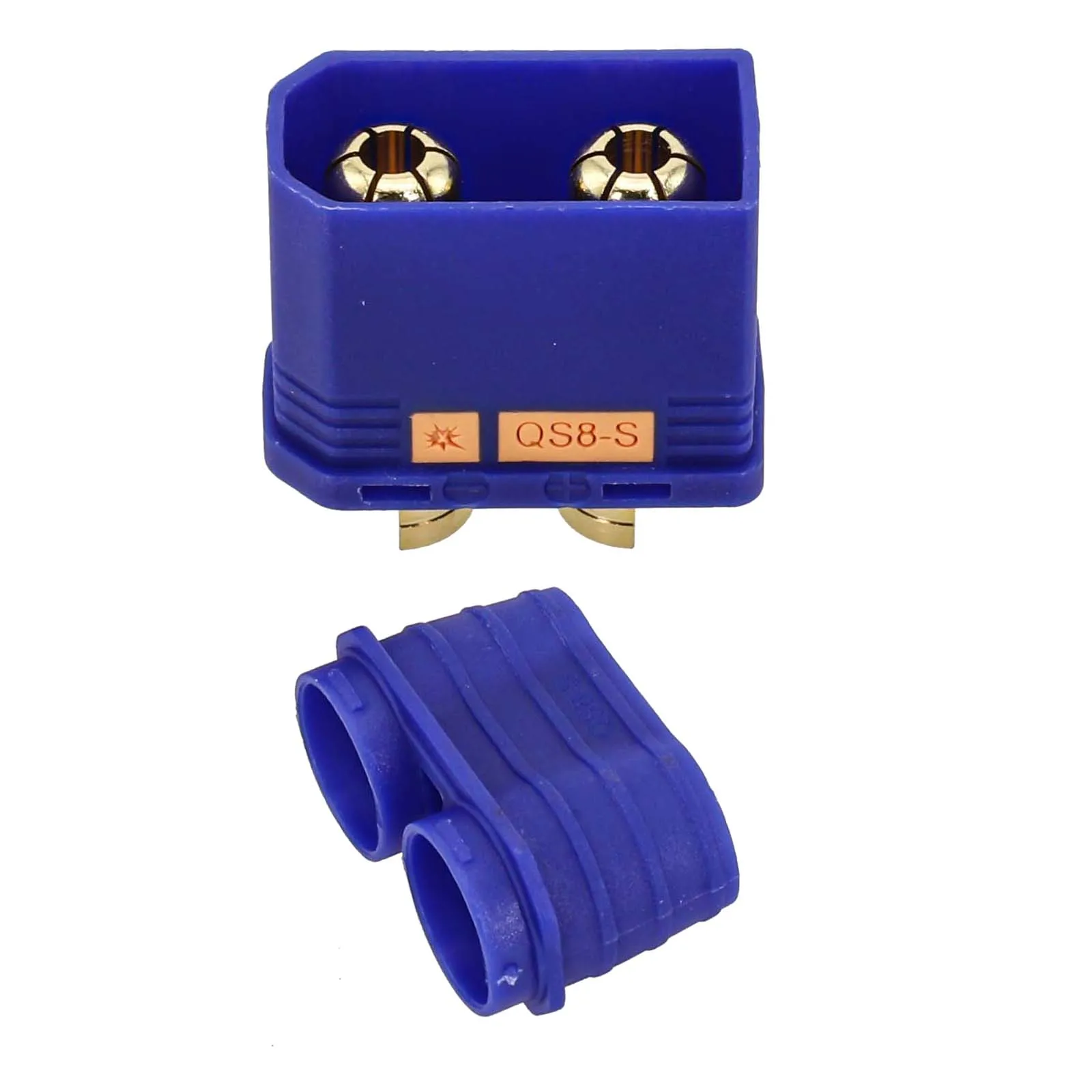 For Electrical Connections QS8-S Connector Spark-proof Connector Temperature Range 30-200 C Gold-plated Copper