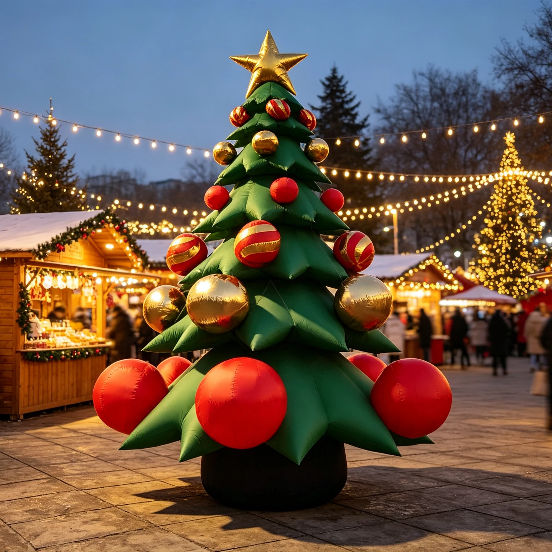 Large Custom Blow up Inflatable Christmas Tree | Christmas Decoration for Outdoor Festival Advertising