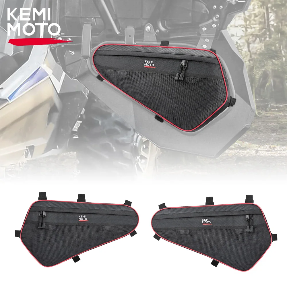 

1680D RZR Red Line Front Lower Door Bag Compatible with Polaris RZR XP /XP 4 1000 /XP Turbo /S 1000 /900 /Turbo S 2014-2022 2023